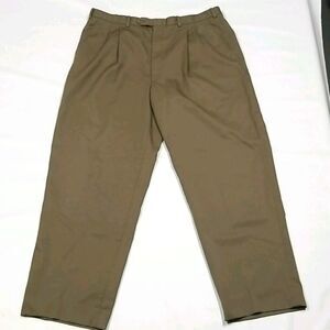 JB Britches Pants Men's 36x30 Nordstrom 100% Pure Virgin Wool Vintage Tan Preppy